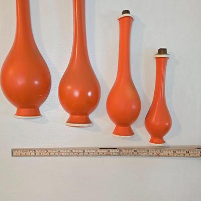 LOT 62K: MCM Chalkware Bottles Wall Hangings