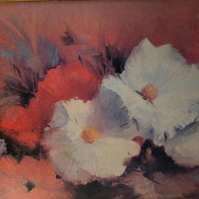 LOT 64K: Floral Print & Robert Douglas Hunter Print