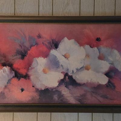 LOT 64K: Floral Print & Robert Douglas Hunter Print