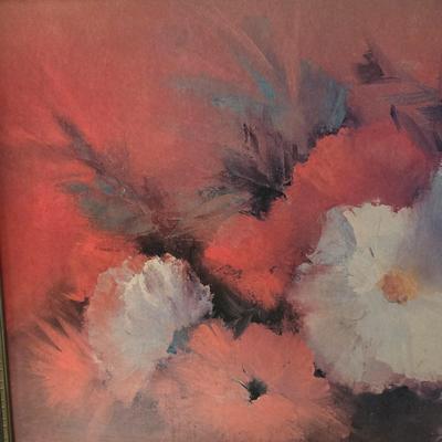 LOT 64K: Floral Print & Robert Douglas Hunter Print