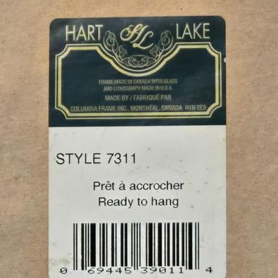 LOT 69K: Hart Lake Print, Lighthouse Print, Paddle Boat Painting, & More