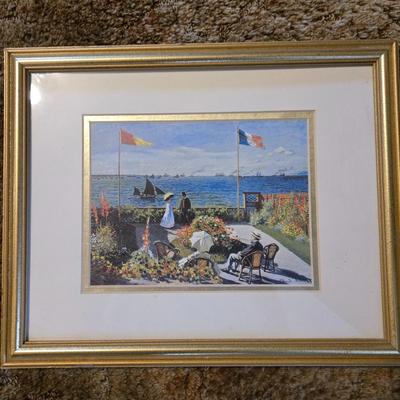 LOT 69K: Hart Lake Print, Lighthouse Print, Paddle Boat Painting, & More