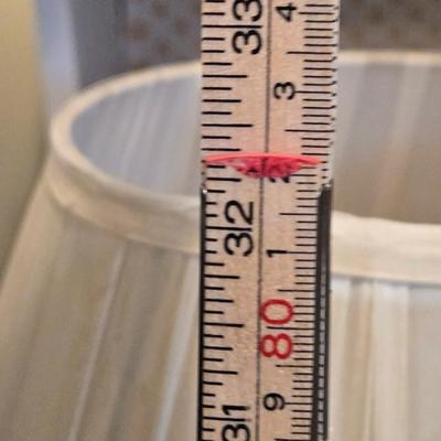 LOT 73K: Pair of Glass Lamps