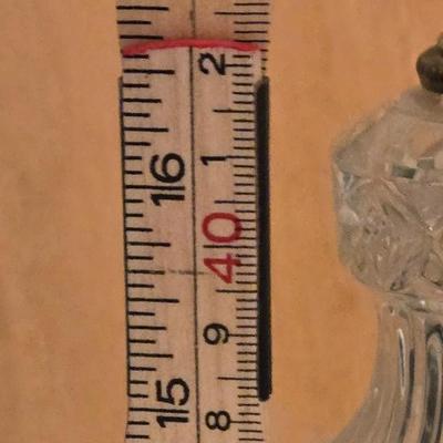 LOT 73K: Pair of Glass Lamps