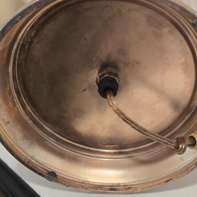 LOT 73K: Pair of Glass Lamps