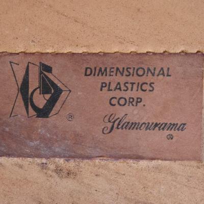 LOT 76X: MCM Dimensional Plastics Corp. Glamourama End Table From J.B. Van Sciver Co.