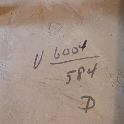 LOT 76X: MCM Dimensional Plastics Corp. Glamourama End Table From J.B. Van Sciver Co.