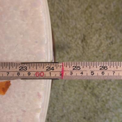 LOT 76X: MCM Dimensional Plastics Corp. Glamourama End Table From J.B. Van Sciver Co.