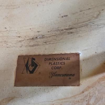 LOT 77X: MCM Dimensional Plastics Corp. J.B. Van Sciver Co. Coffee Table