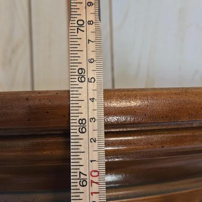 LOT 80D: Corner Curio Cabinet and Coat Tree