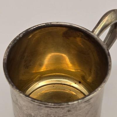 LOT 86J: Vintage Sterling Silver Cup/ Web 513/ 36.9 Grams