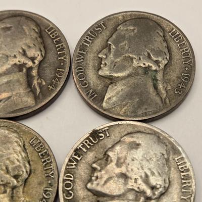 LOT 90J: Jefferson Nickel Collection 1938-1961 / Including Wartime Silver Nickels & Buffalo Nickel