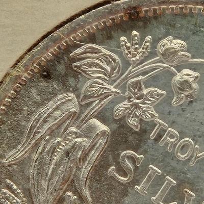 LOT 91J: 1 Ounce Troy .999 Silver Seated Liberty Dollar Coin