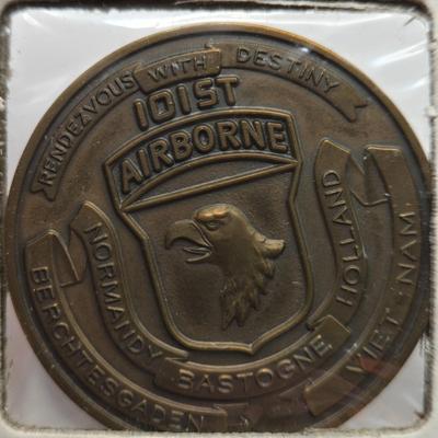 LOT 92J: Military Medallions/ U.S. Airborne , Battle of the Bulge & More