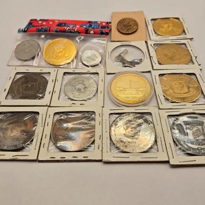 LOT 92J: Military Medallions/ U.S. Airborne , Battle of the Bulge & More
