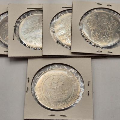 LOT 95J: Rosary Beads, Scapula, Religious Jewelry, Coins, Medallions, & More