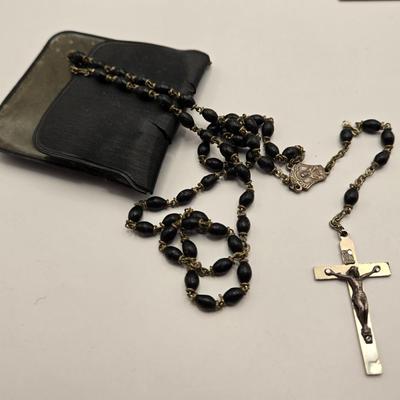 LOT 95J: Rosary Beads, Scapula, Religious Jewelry, Coins, Medallions, & More