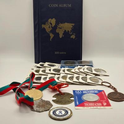 LOT 97J: Collection of Coins, Medallions, & Tokens