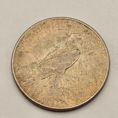 LOT 101J: 4 1923 Peace Silver Dollars