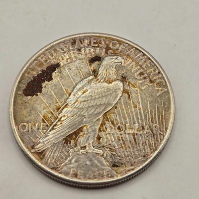 LOT 103J: Silver Peace Dollars/ 1924, & 2 1925 No Mint Mark/ Philadelphia