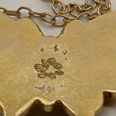 LOT 109J: Ladies' Jewelry Collection Including Sterling Silver Pendant, Gold Filled Chain with Butterfly Charm, Clip-On Earrings...