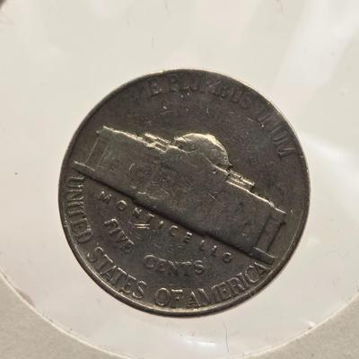 LOT 110J: U.S. Coins Including Silver Quarter, Dimes, 1945 Nickel and Non-Silver Nickels