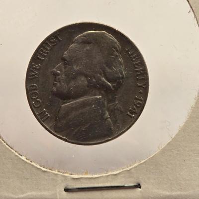 LOT 110J: U.S. Coins Including Silver Quarter, Dimes, 1945 Nickel and Non-Silver Nickels