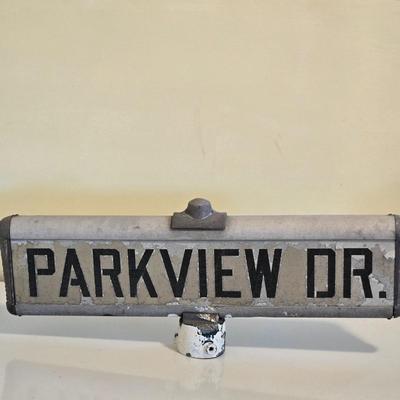 LOT 111K: Street Sign