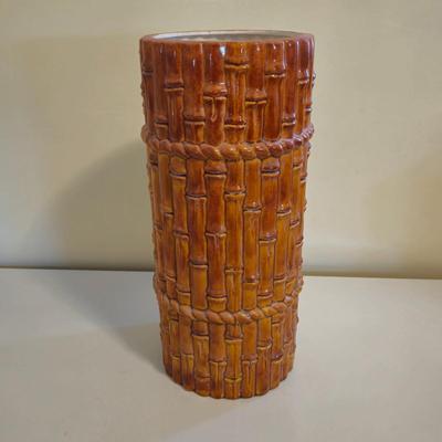 LOT 113K: April Showers Bring May Flowers and an Umbrella & Ceramic Holder