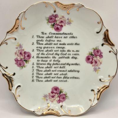 LOT 116:K St. Jude, Jesus Christ, Virgin Mary, and Other Statues, Lighted Figures, Ten Commandment Plate, Pocket Size Bible, & More