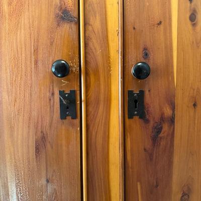 LOT 130Z: Cedar Master Closet w/ Key