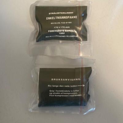 LOT:m 132L: Vintage Military Gear Collection (Possibly Norwegian Military)