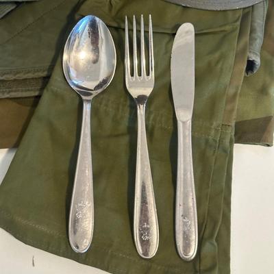 LOT:m 132L: Vintage Military Gear Collection (Possibly Norwegian Military)