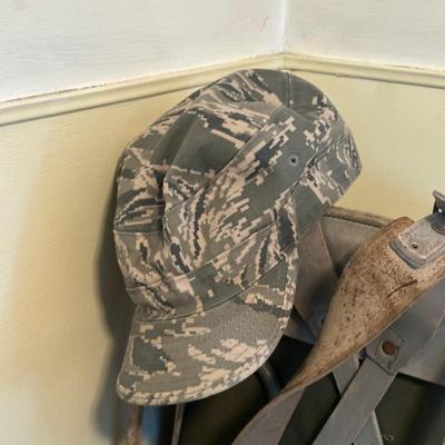 LOT:m 132L: Vintage Military Gear Collection (Possibly Norwegian Military)