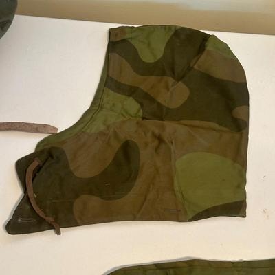 LOT:m 132L: Vintage Military Gear Collection (Possibly Norwegian Military)