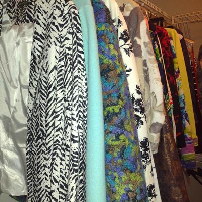 Large Selection of Ladies Clothing- Mostly Tops-Assorted Makers- Approx Size 10- Some New with Tags