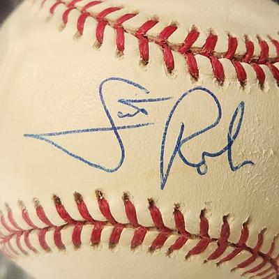Scott Rolen Signed Autographed Baseball In Collectors Case