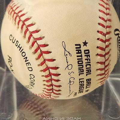 Scott Rolen Signed Autographed Baseball In Collectors Case