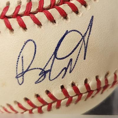 Robin Ventura Signed Autographed Baseball In Collectors Case