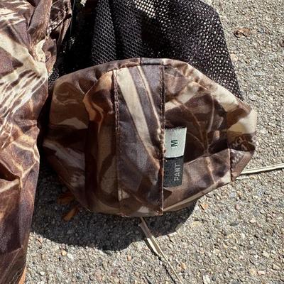 COLEMAN BACKPACK, RAIN PANTS (MED) AND KELTY PACK