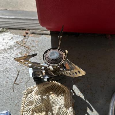 BUGABOO CAMPING COOKWARE, FISHING EQUIPMENT, SHEFFIELD POCKET KNIFE AND MORE