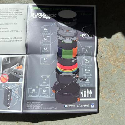 BUGABOO CAMPING COOKWARE, FISHING EQUIPMENT, SHEFFIELD POCKET KNIFE AND MORE