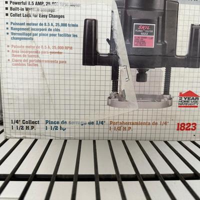 NEW SKIL PLUNGE ROUTER AND NEW ZIRCON STUD FINDER