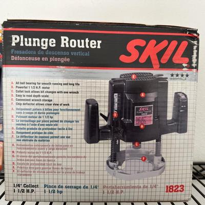 NEW SKIL PLUNGE ROUTER AND NEW ZIRCON STUD FINDER
