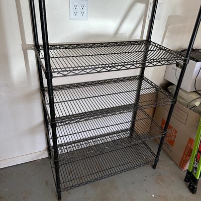 2 STORAGE SHELVES