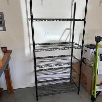 2 STORAGE SHELVES