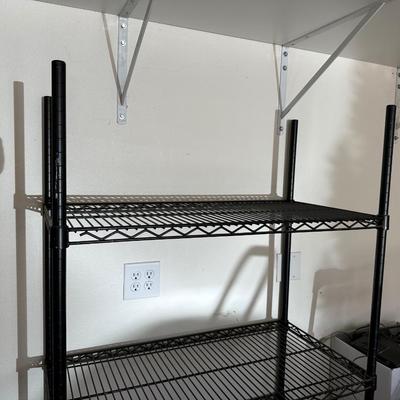 2 STORAGE SHELVES