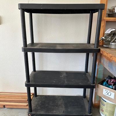 2 STORAGE SHELVES