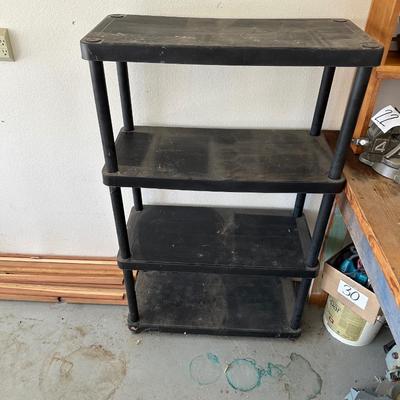 2 STORAGE SHELVES