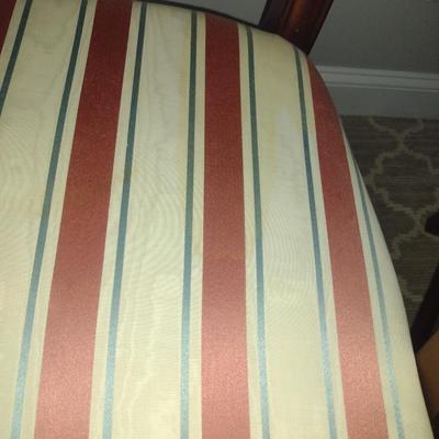 Pair of Statesville Ross Wood Frame Accent/Dining Chairs with Upholstered Seats